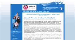 Desktop Screenshot of osteopathmelbourne.net
